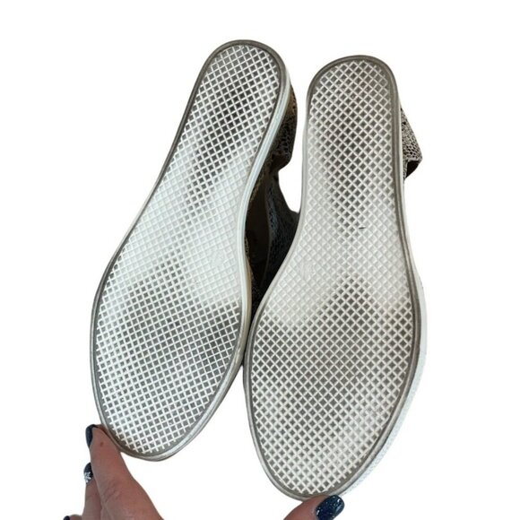 Ccocci Melody Faux Snakeskin Ankle Fasten Platform Sandals Sz 8.5 - Picture 6 of 6